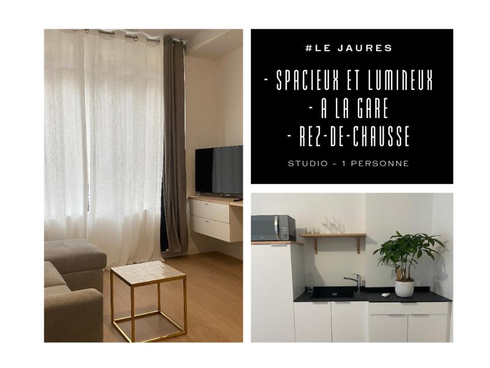 #Le Jaures - Studio A La Gare - Neuf Et Lumineux Brive-la-Gaillarde Eksteriør billede